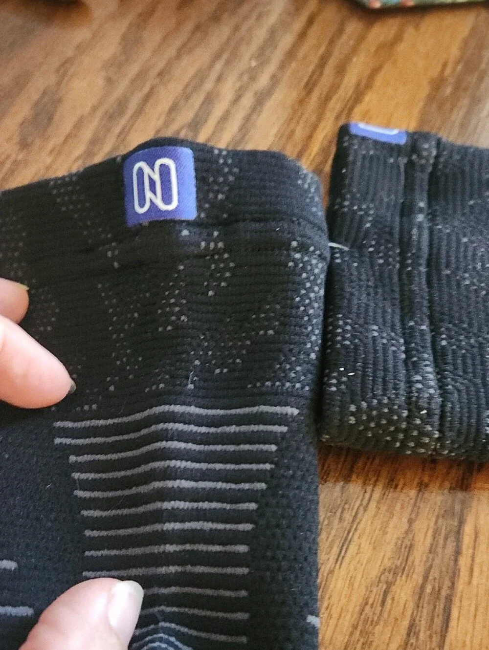 Nano Black Athletic Compression Ankle Sleeves